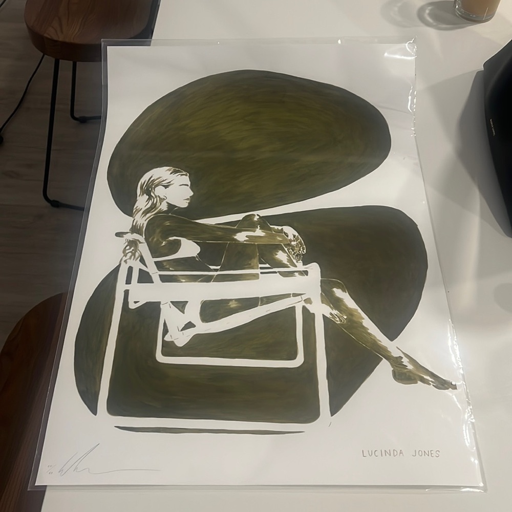 Lucinda Jones ‘Pause’ Print. Size A2 49 x 59.4cm.
